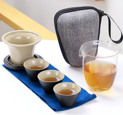 旅行茶具套装户外旅游便携泡茶杯
